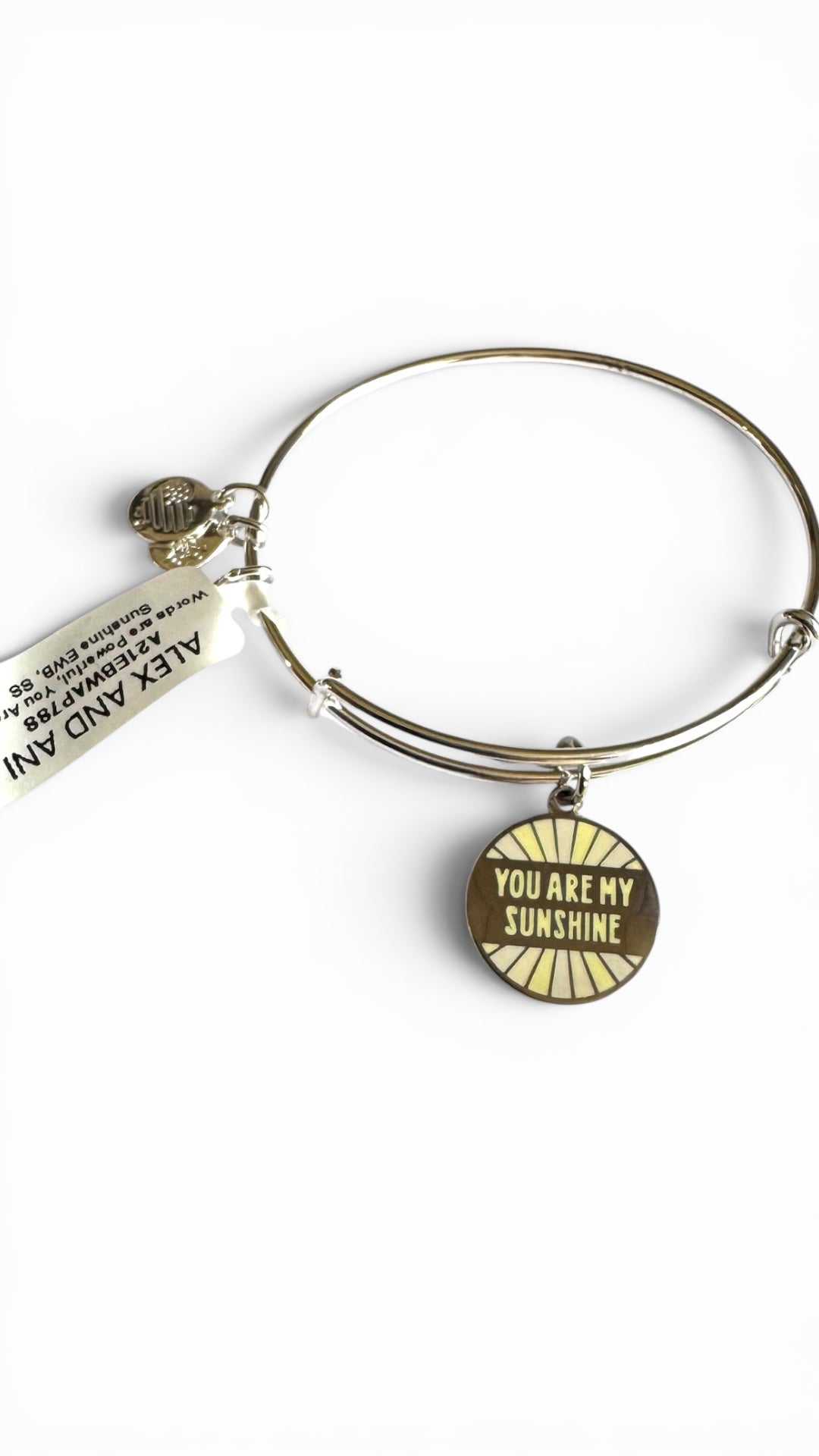 Alex and Ani - “You Are My Sunshine” Charm Bangle Bracelet - 2 Styles
