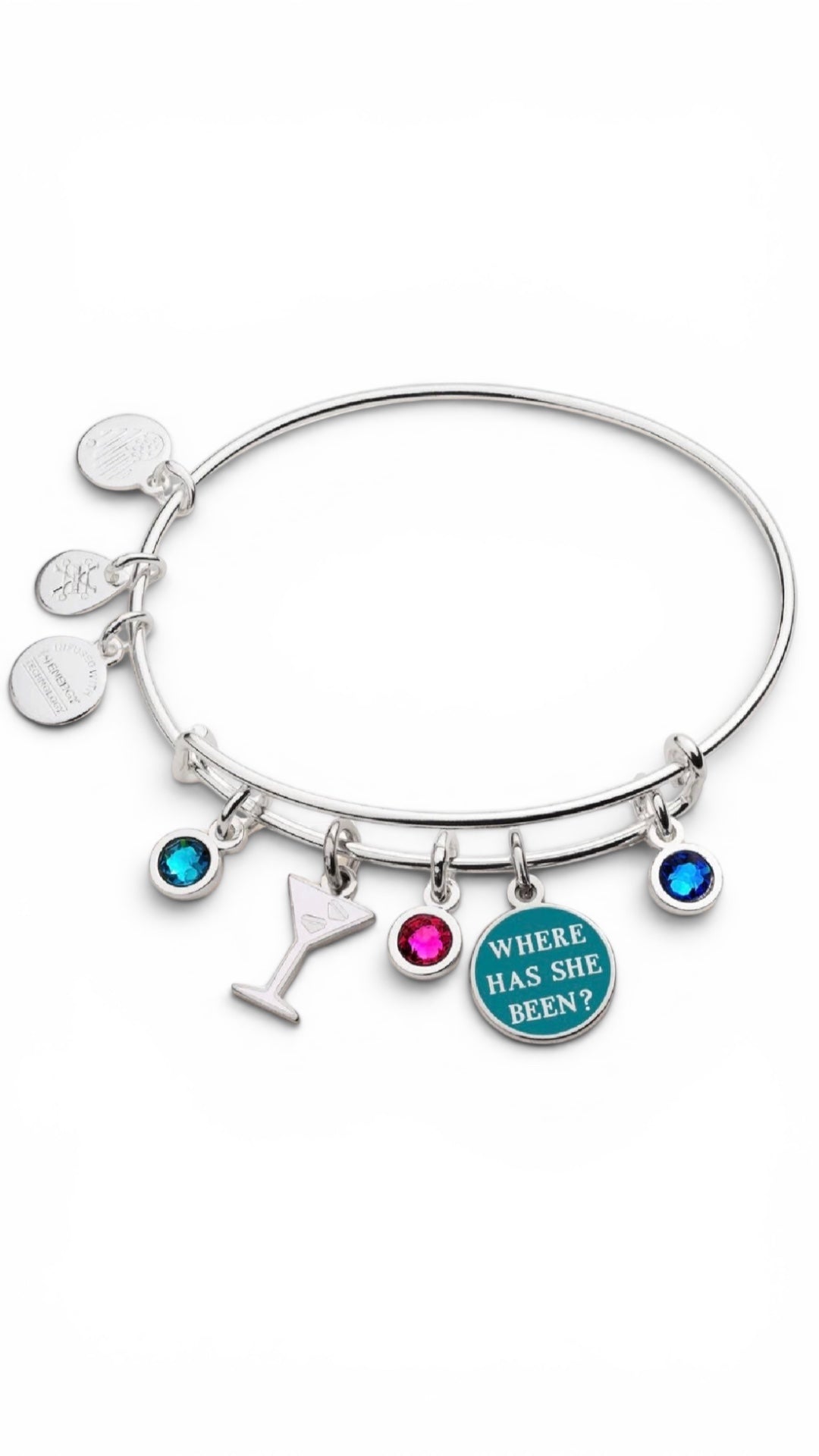 Alex and Ani - Gossip Girl 'Where Has She Been' Multi-Charm Bangle Bracelet