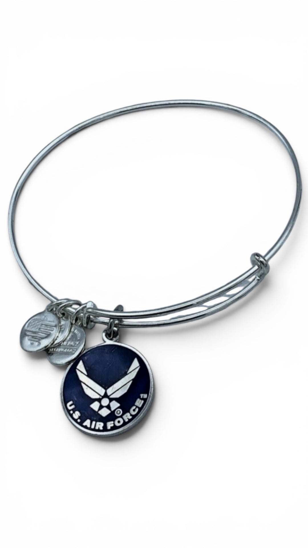 Alex and Ani - US Air Force Charm Bangle Bracelet come with Alex and Ani Pouch