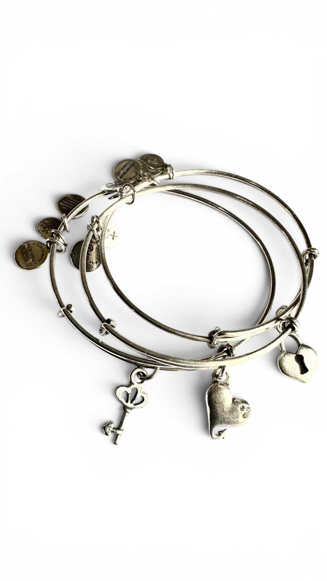 Alex and Ani - ‘You’re My True Love’ Triple Bangle Bracelet Bundle