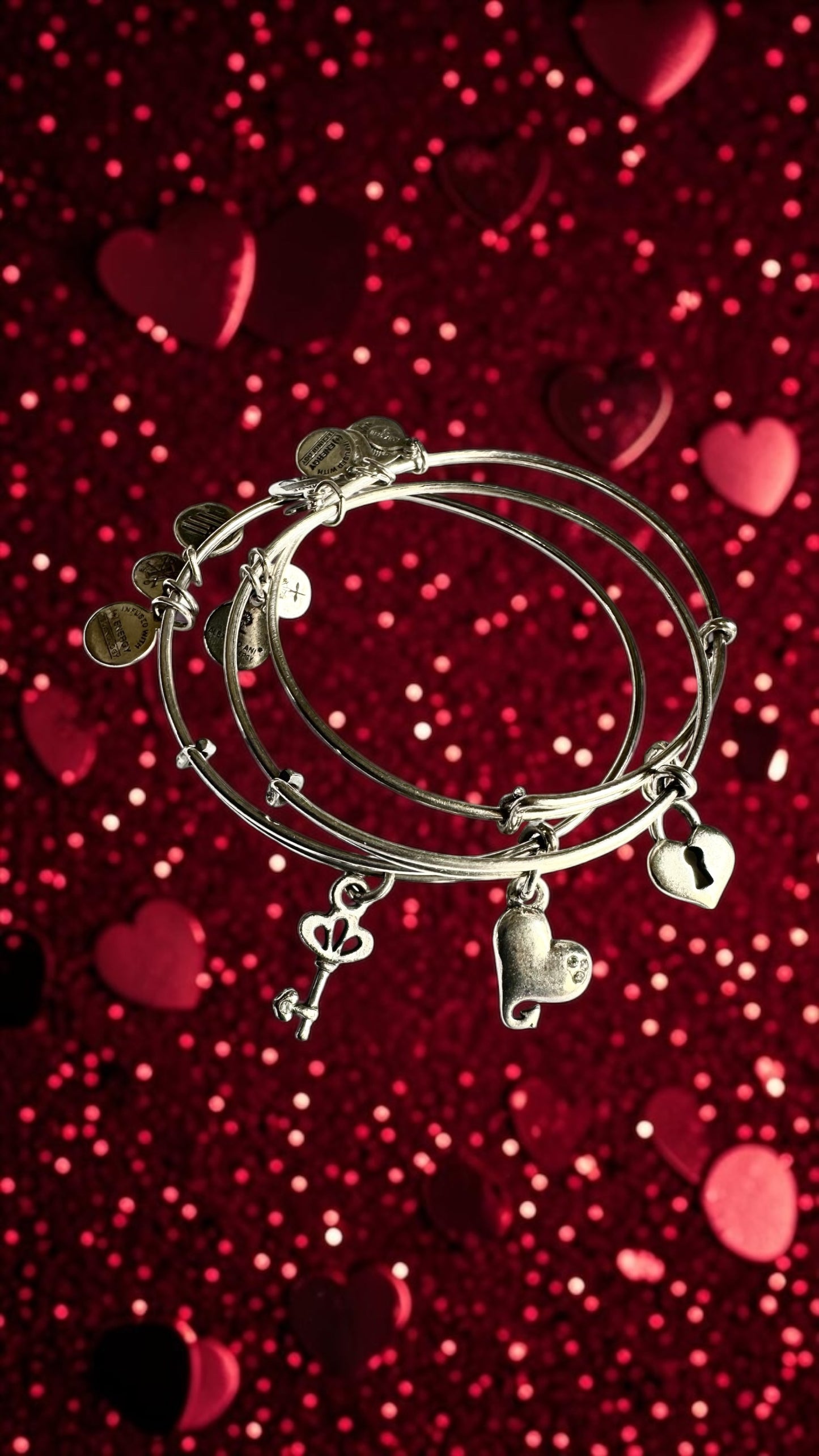 Alex and Ani - ‘You’re My True Love’ Triple Bangle Bracelet Bundle