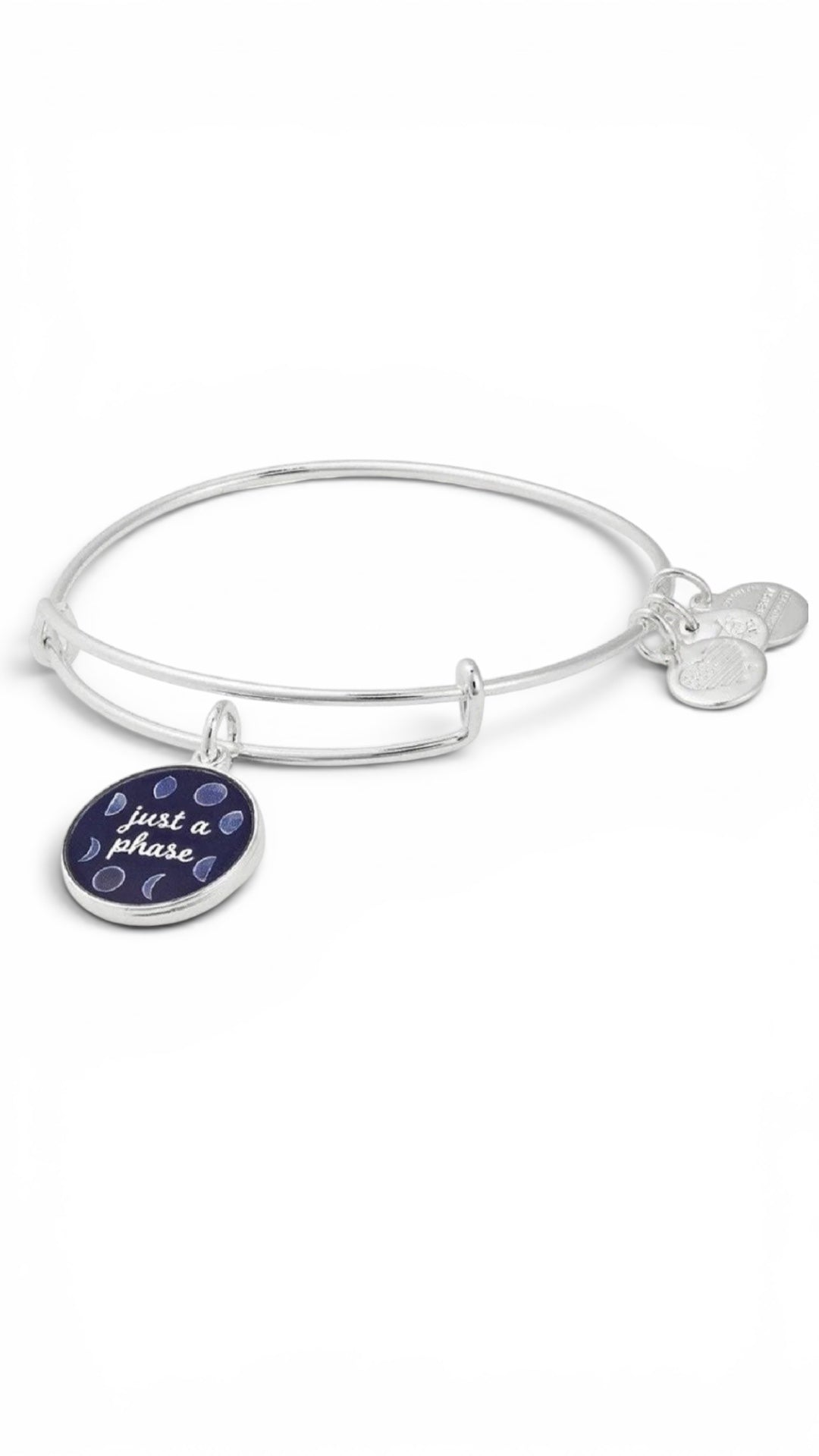 Alex and Ani - Art Infused “Just A Phase” Charm Bangle Bracelet