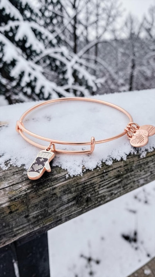 Alex and Ani - Mitten, Charity by Design, Bangle Bracelet