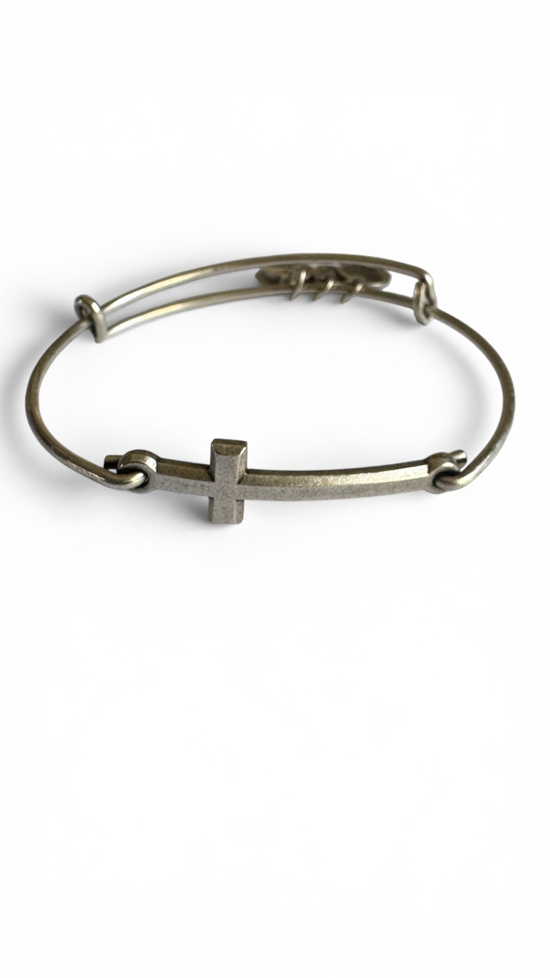 Alex and Ani - Sideways Cross Wrap Wire Bangle Bracelet