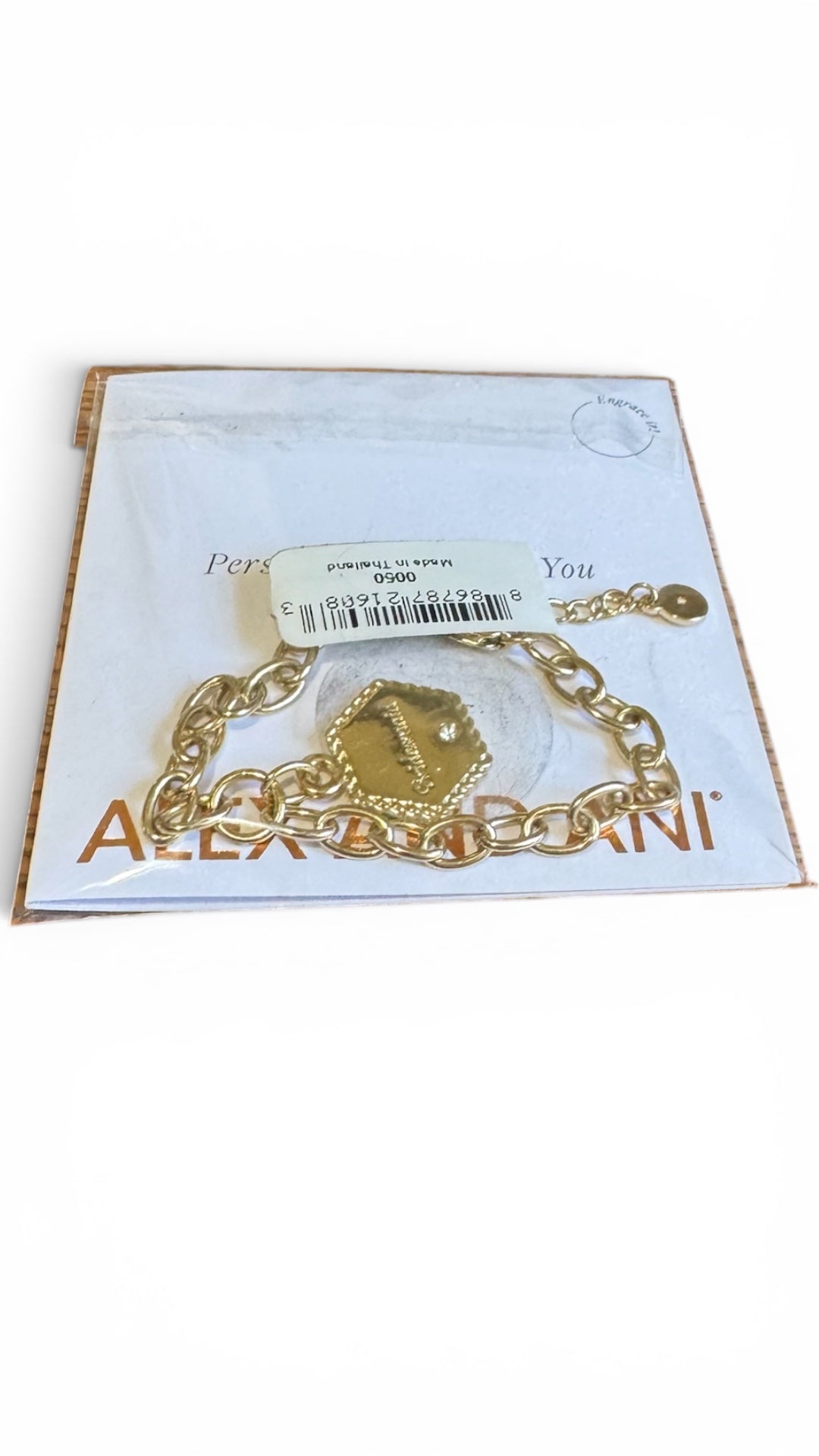 Alex and Ani Silver Bridesmaid Charm Chain Bracelet NIB with Tags & Card