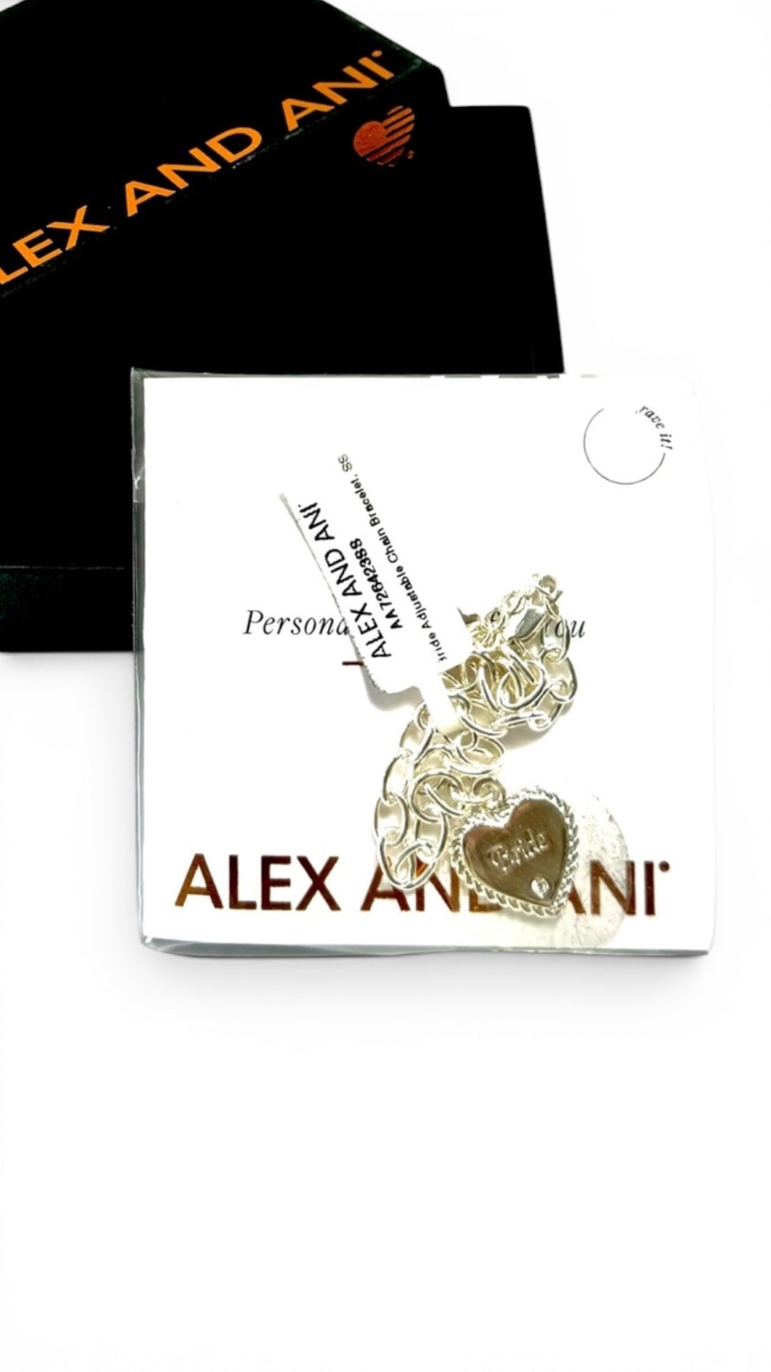 Alex and Ani Silver Bride Charm Chain Bracelet