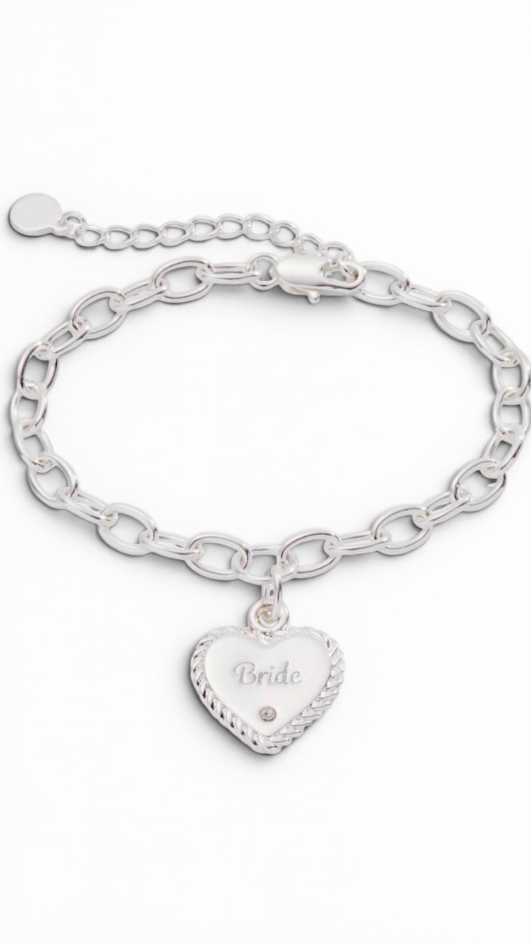 Alex and Ani Silver Bride Charm Chain Bracelet