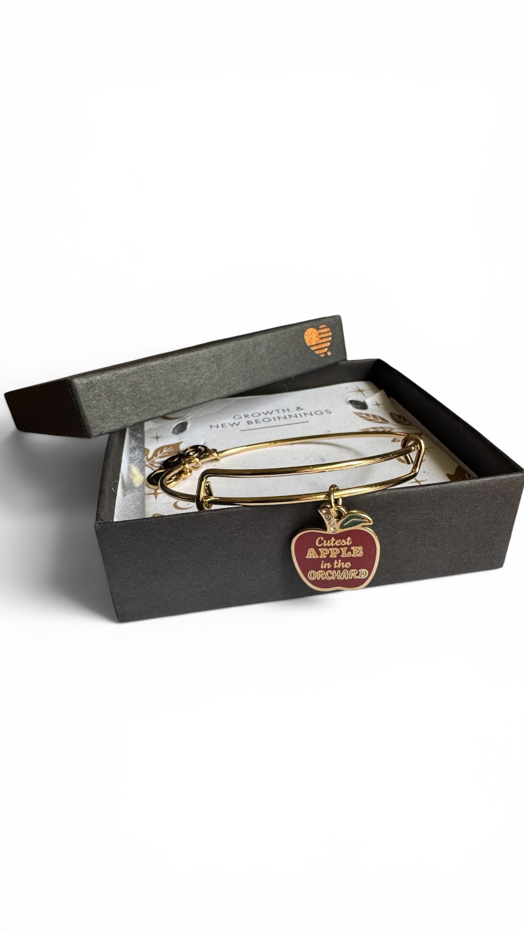 Alex and Ani - "Cutest Apple in the Orchard" Charm Bangle Bracelet