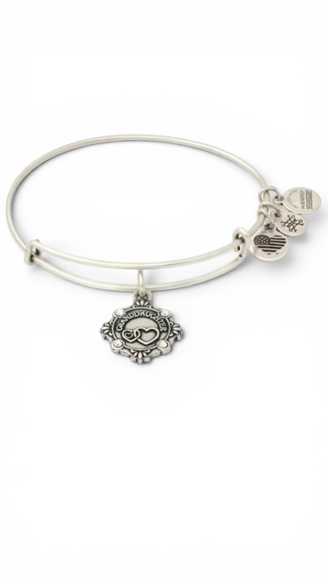 Alex and Ani - Because I Love You ‘Granddaughter’ III Charm Bangle Bracelet