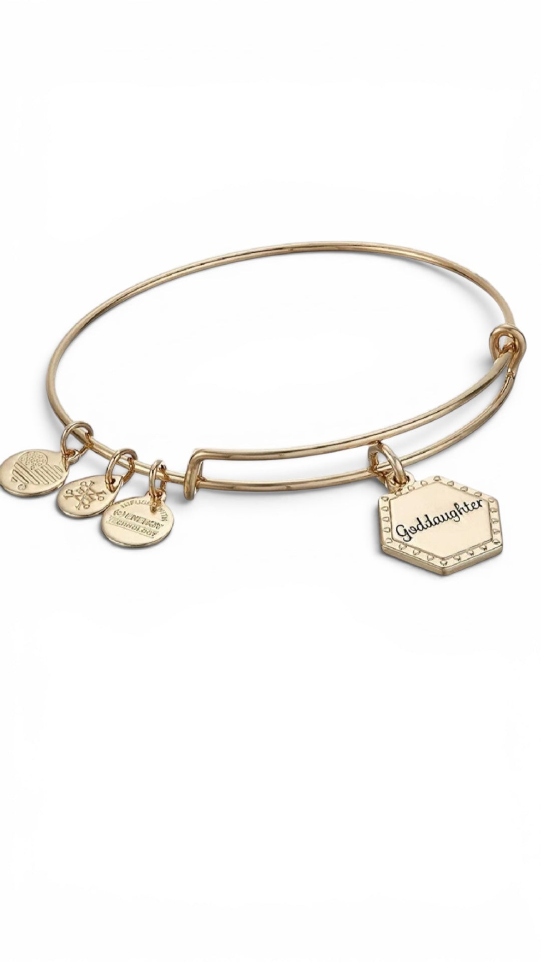 Alex and Ani - Goddaughter, 'There's No One Else Like Her' Charm Bangle Bracelet