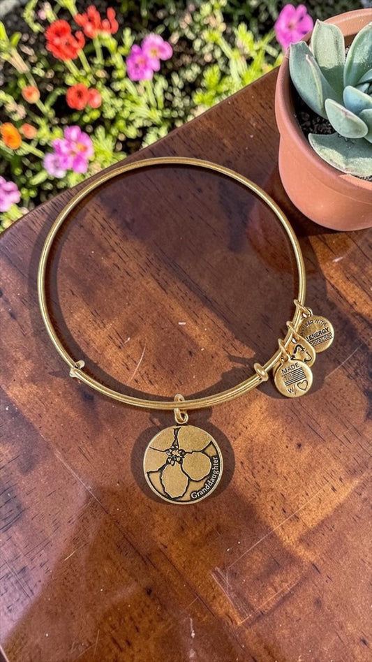 Alex and Ani - Because I Love You ‘Granddaughter’ Charm