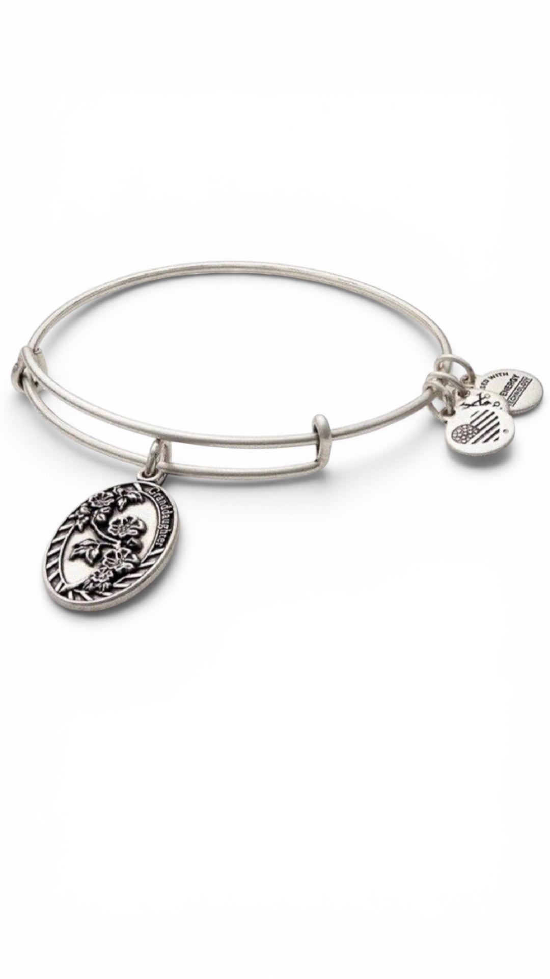 Alex and Ani - Because I Love You ‘Granddaughter’ II Charm Bangle Bracelet