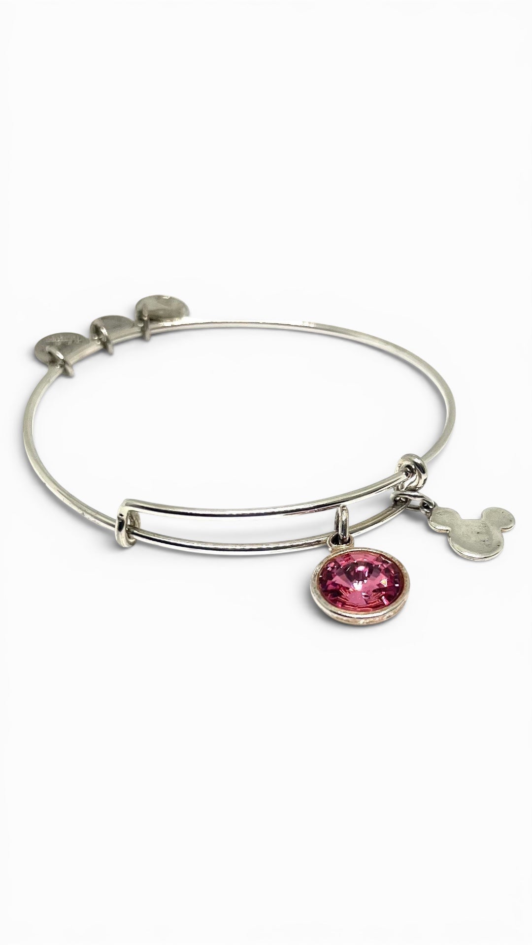 Alex and Ani - Park Exclusive - October Birth Swarovski Crystal Bangle Bracelet Rafaelian Silver