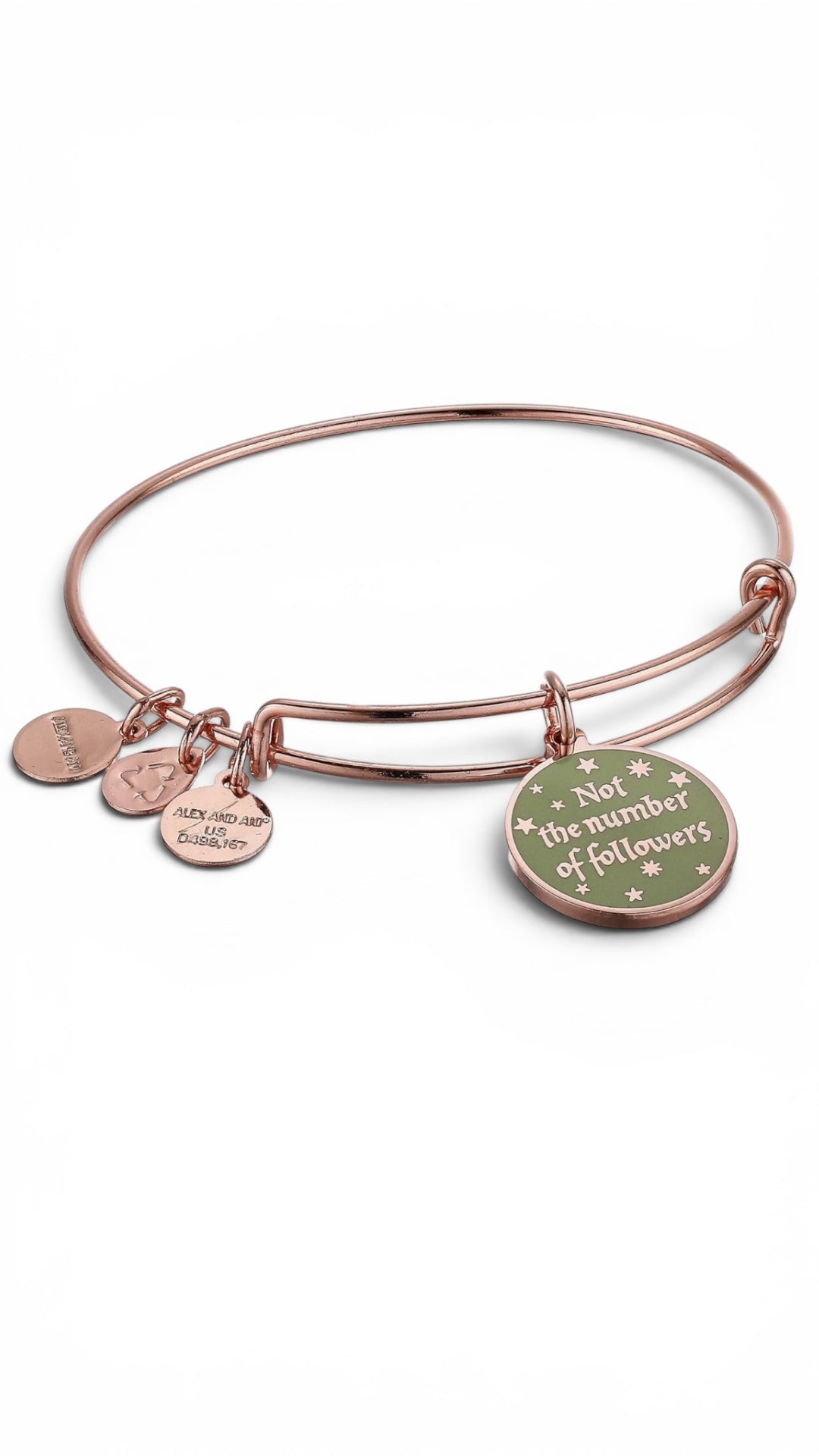 Alex and Ani - Harry Potter, ‘It is the Quality of One's Convictions’ Charm Bangle Bracelet