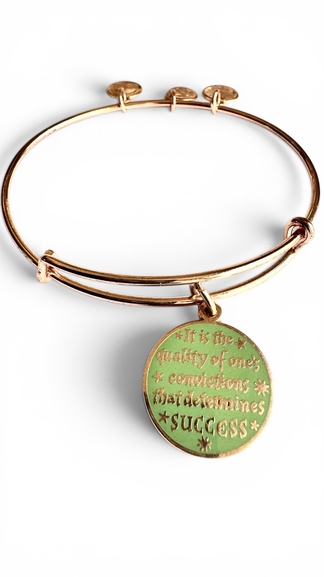 Alex and Ani - Harry Potter, ‘It is the Quality of One's Convictions’ Charm Bangle Bracelet