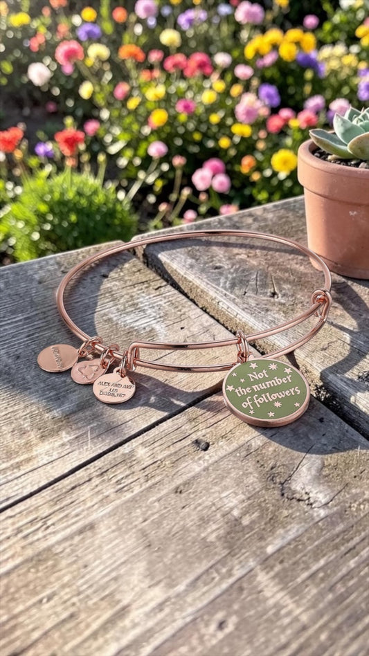 Alex and Ani - Harry Potter, ‘It is the Quality of One's Convictions’ Charm Bangle Bracelet