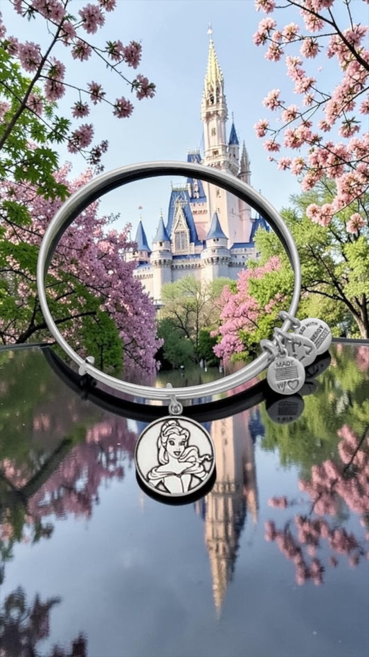 Alex and Ani - Belle (Beauty and The Beast) Charm Bangle Bracelet, Park Exclusive