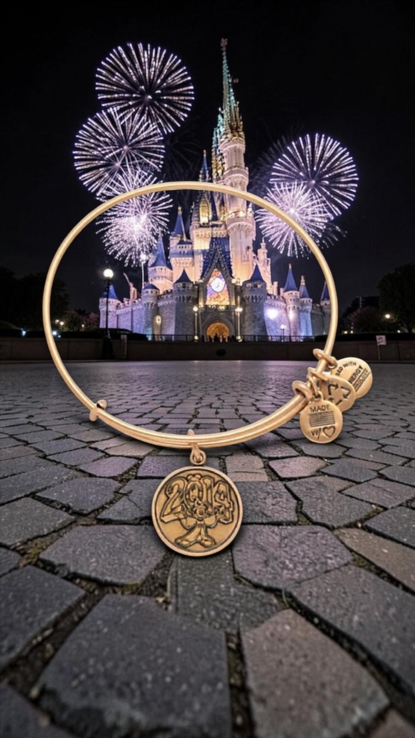 Alex and Ani - Sorcerer Mickey Mouse 2014 Charm Bangle Bracelet