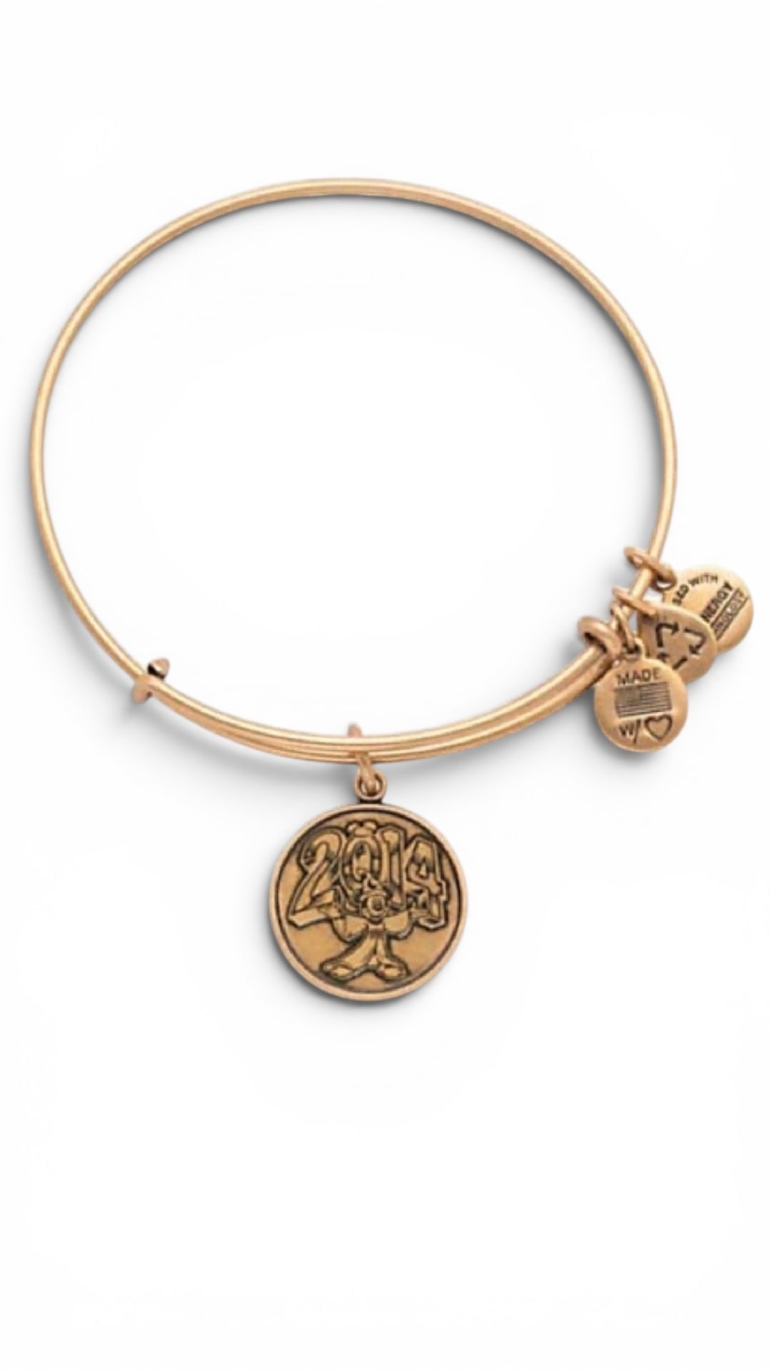 Alex and Ani - Sorcerer Mickey Mouse 2014 Charm Bangle Bracelet