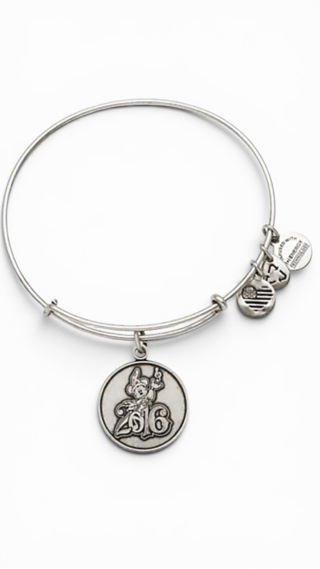 Alex and Ani - Sorcerer Mickey Mouse 2016 Disney Park Exclusive Charm Bangle Bracelet