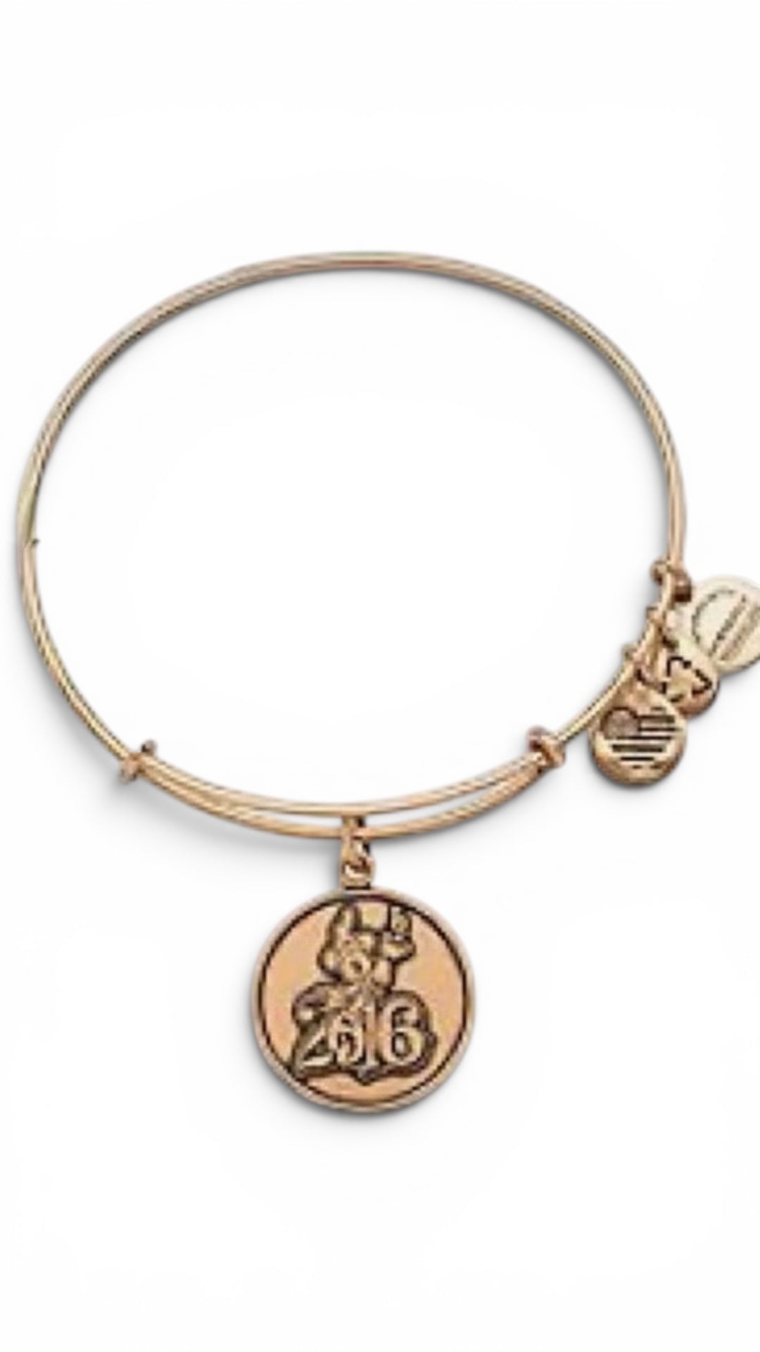 Alex and Ani - Sorcerer Mickey Mouse 2016 Disney Park Exclusive Charm Bangle Bracelet