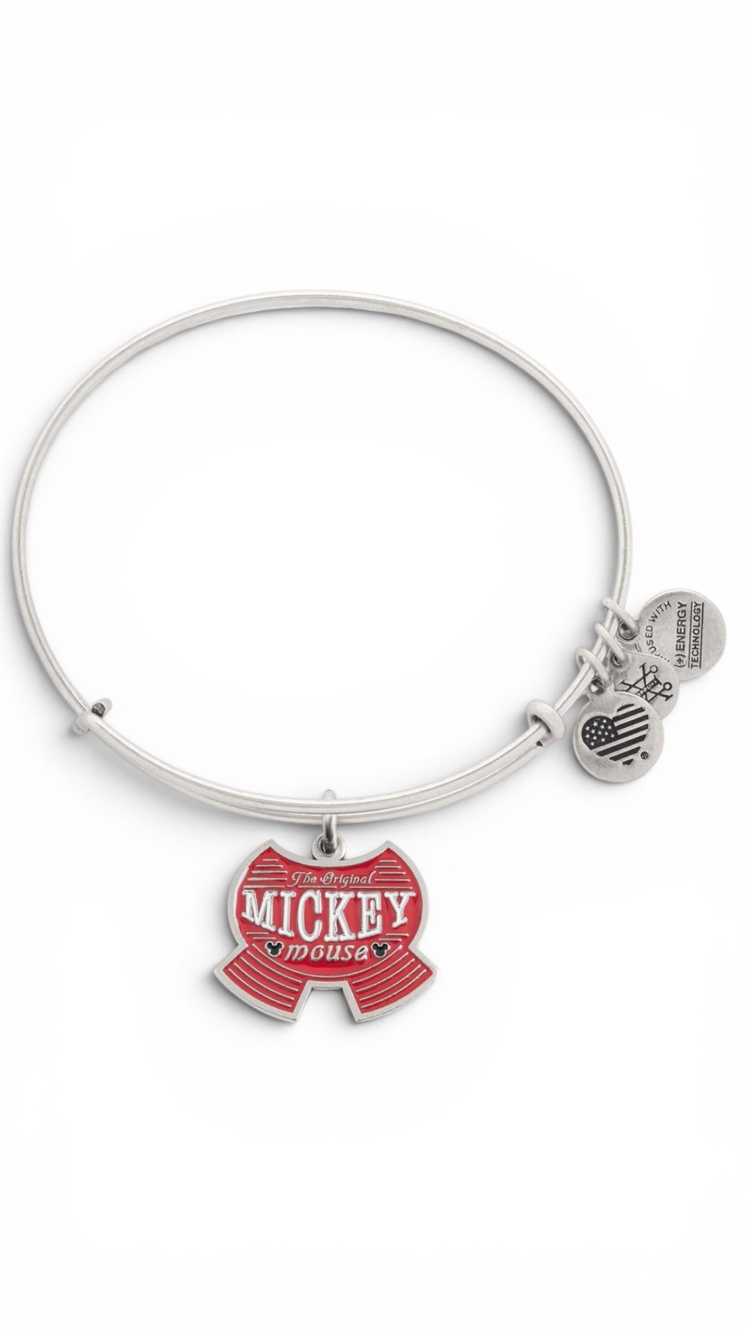 Alex and Ani -  I am Mickey Shorts Disney Park Exclusive Charm Bangle Bracelet