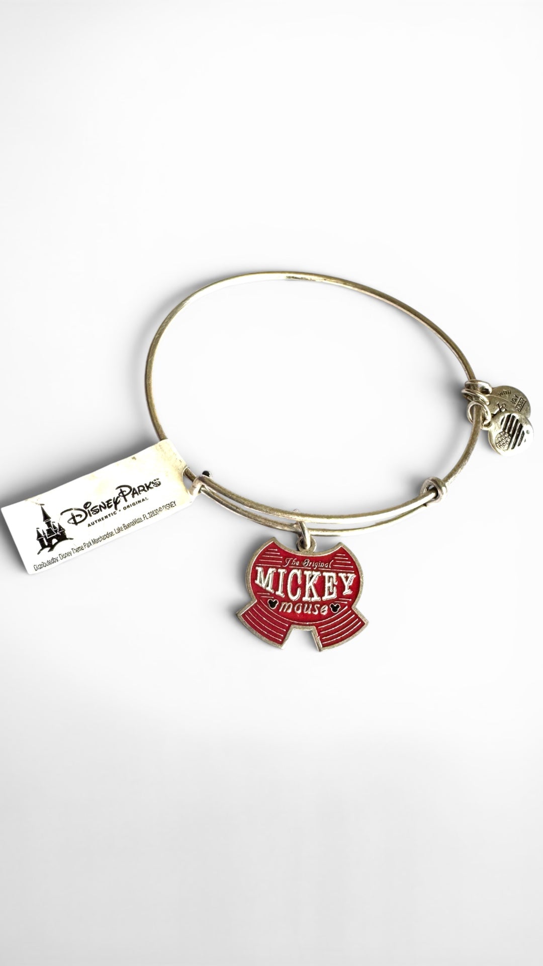 Alex and Ani -  I am Mickey Shorts Disney Park Exclusive Charm Bangle Bracelet