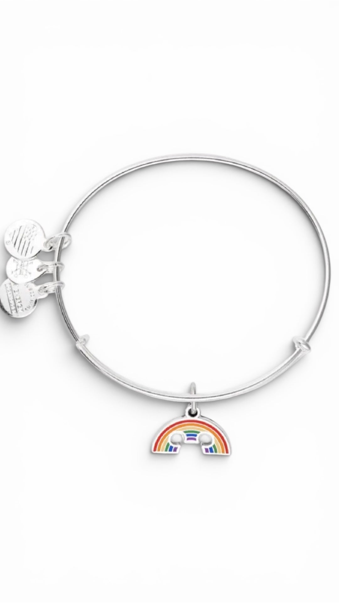 Alex and Ani - Rainbow Ears Mickey Mouse Charm Bangle Bracelet Collection Disney Park Exclusive