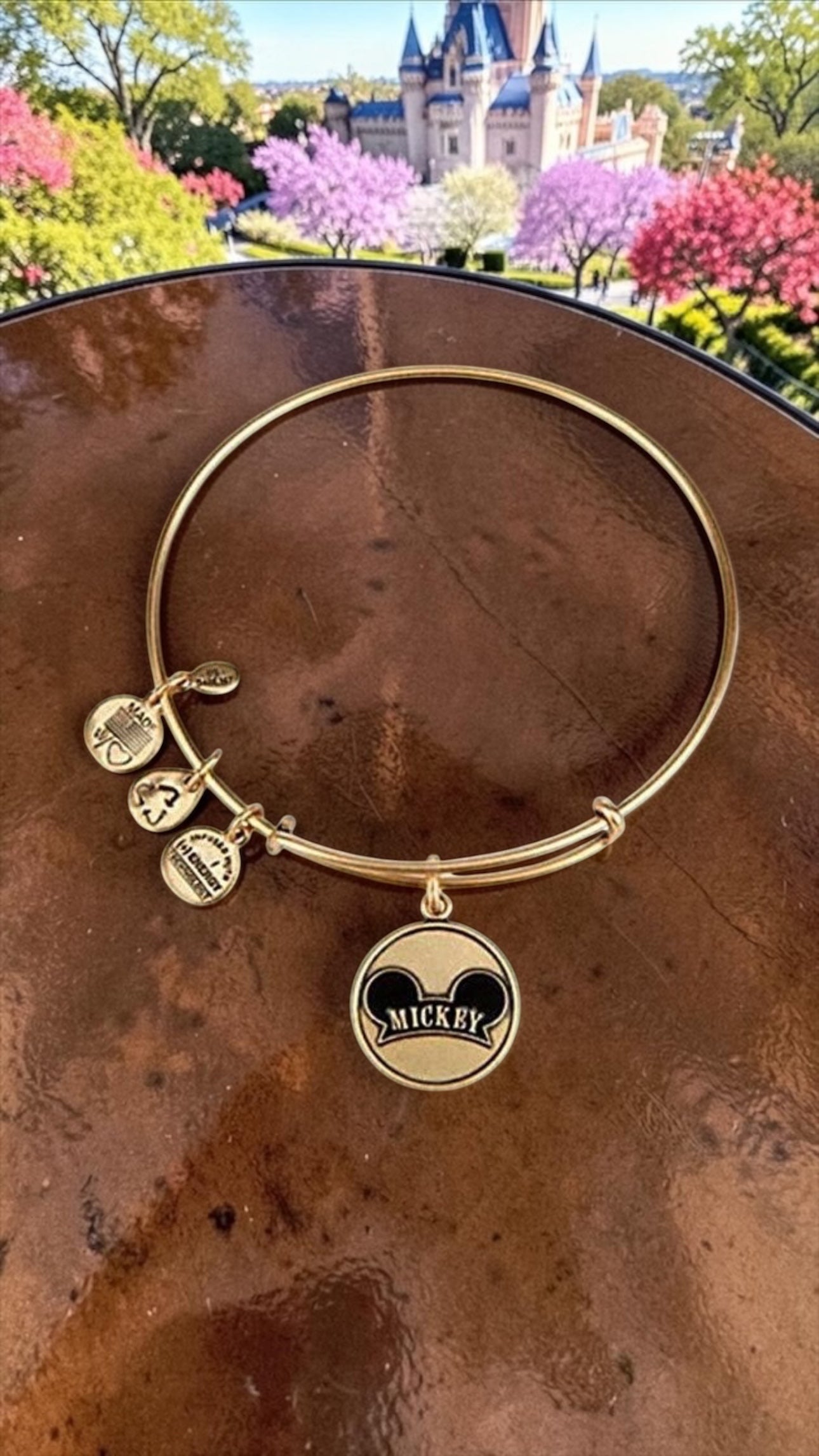 Alex and Ani - Mickey Mouse Ear Hat Charm Bangle Bracelet