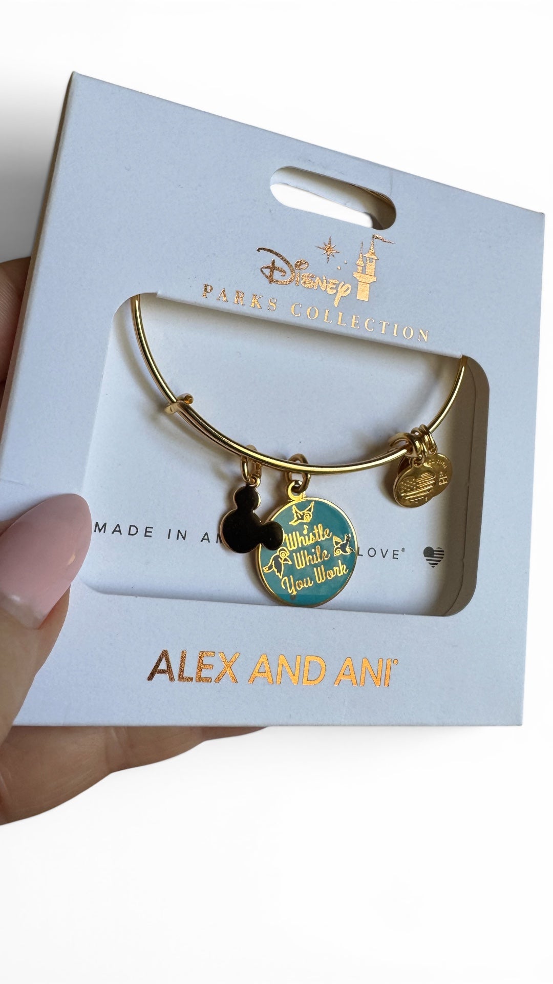 Alex And Ani - ‘Whistle While You Work’ Charm Bangle Bracelet, Park Exclusives