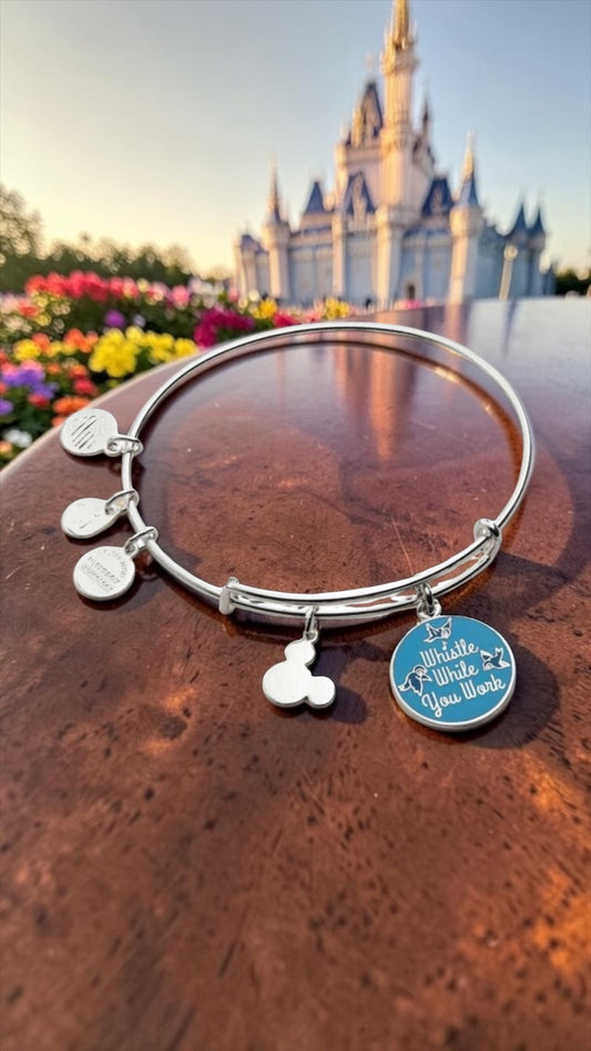 Alex And Ani - ‘Whistle While You Work’ Charm Bangle Bracelet, Park Exclusives