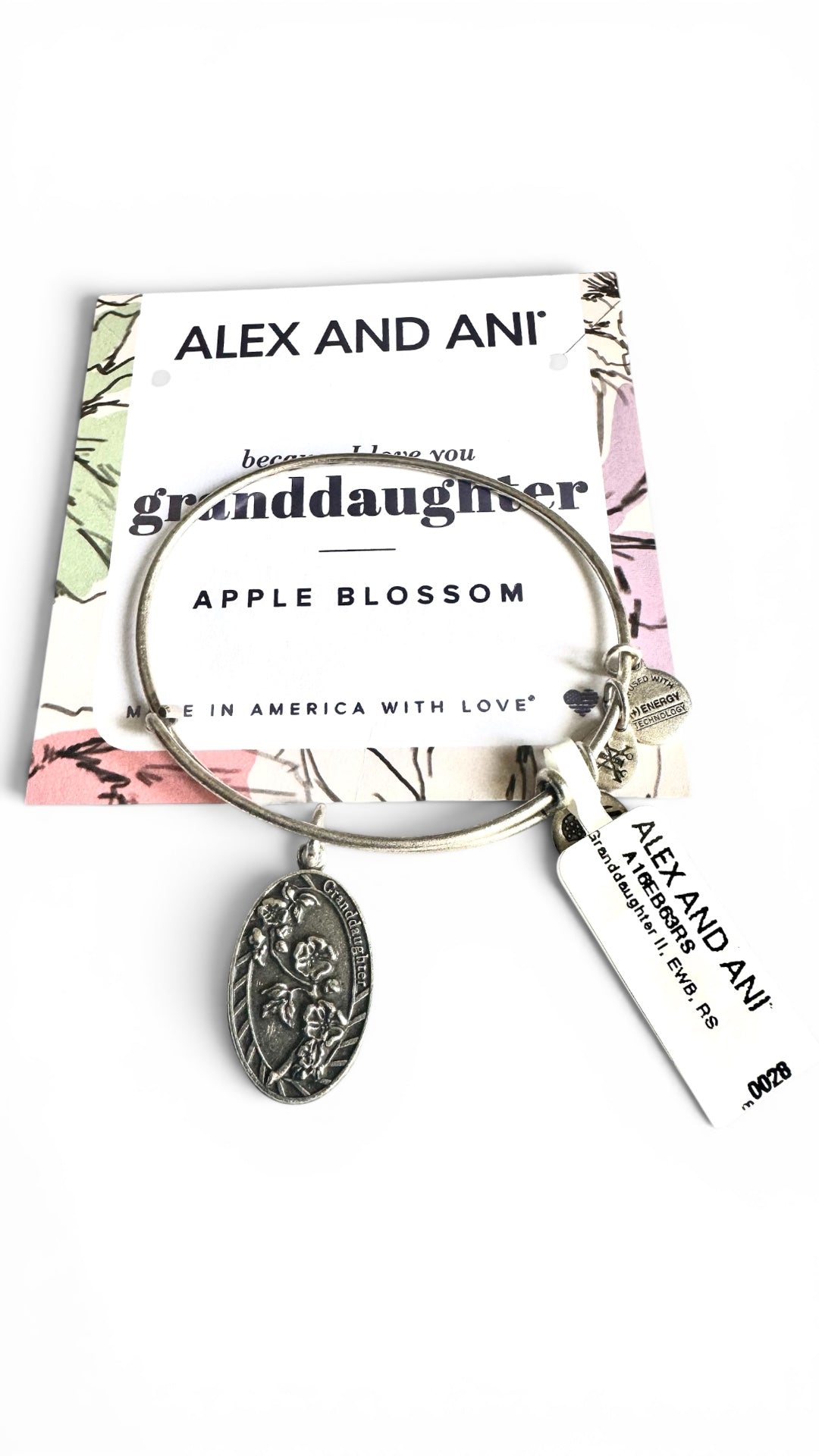 Alex and Ani - Because I Love You ‘Granddaughter’ II Charm Bangle Bracelet