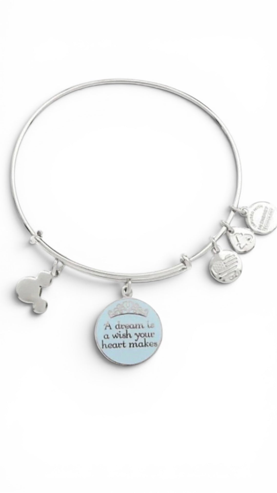 Alex and Ani - ‘A dream is a wish your heart makes’ Charm Bangle Bracelet, Park Exclusive