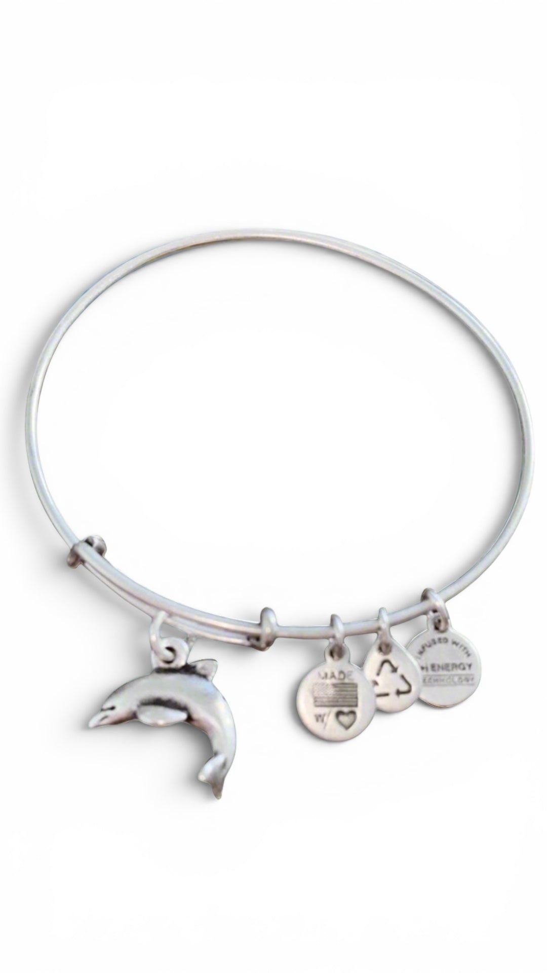 Alex and Ani - Dolphin Charm Bangle Bracelet, 2 Styles