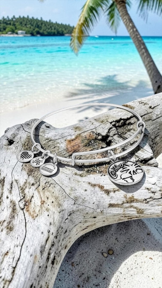 Alex and Ani - Carribean Charm Bangle Bracelet, Destination Charm
