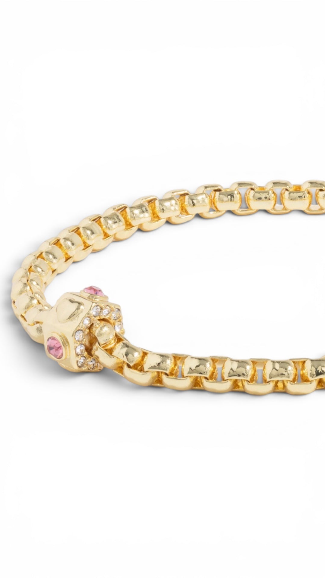 Alex and Ani - Heart and Crystal Chain Bracelet
