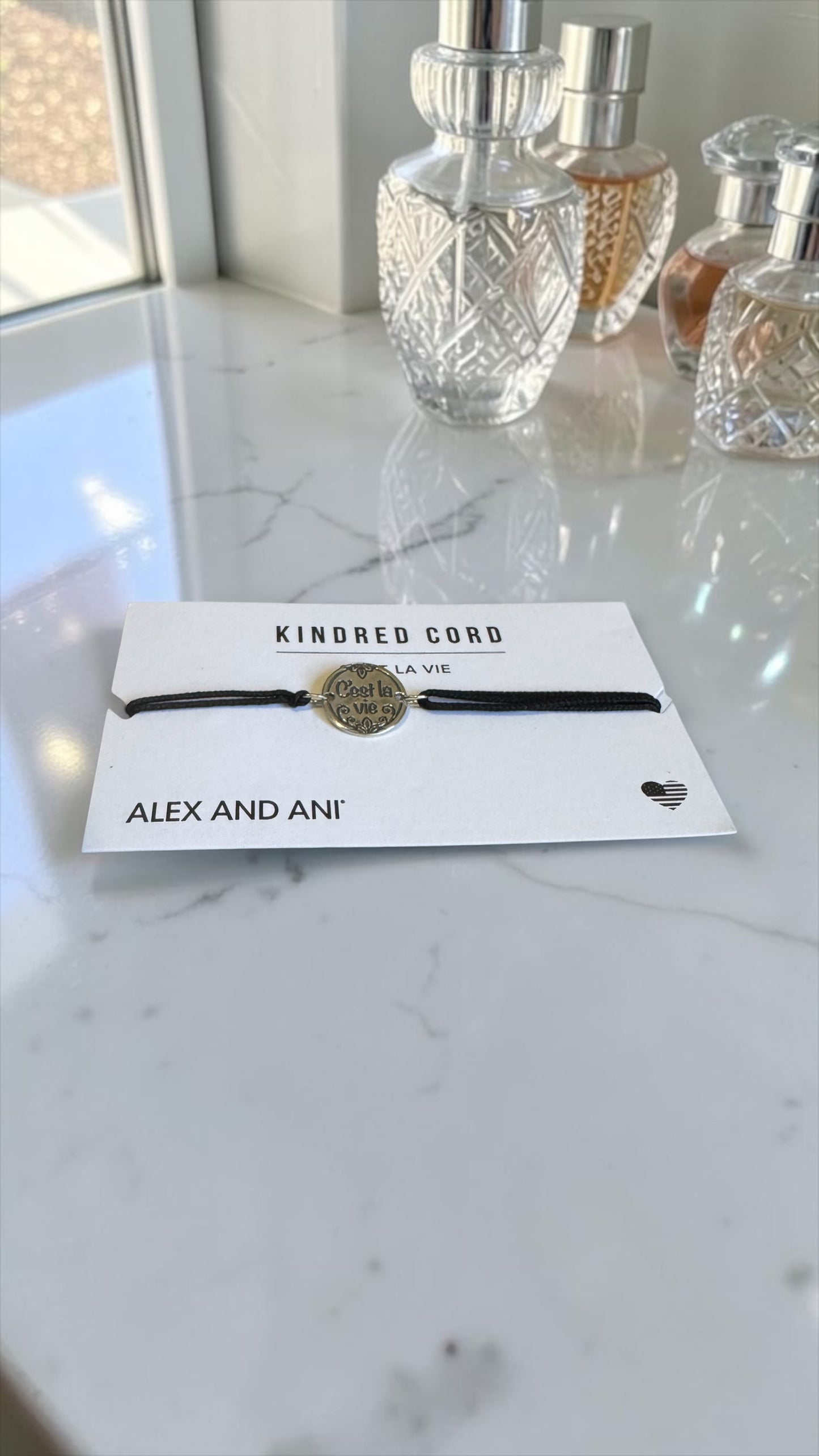 Alex and Ani - Ladybug Charm Kindred Pull Cord Bracelet (Copy)