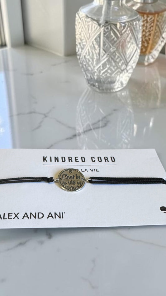 Alex and Ani - C’est La Vie Charm Kindred Pull Cord Bracelet