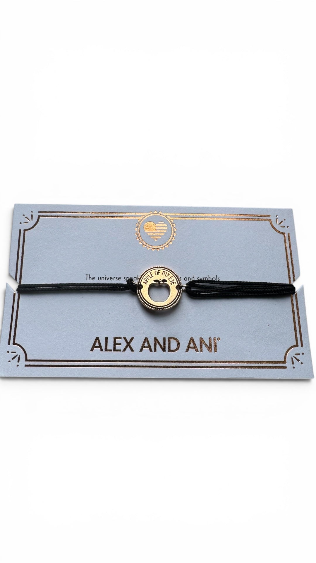 Alex and Ani - ‘Apple of My Eye’ Charm Kindred Pull Cord Bracelet