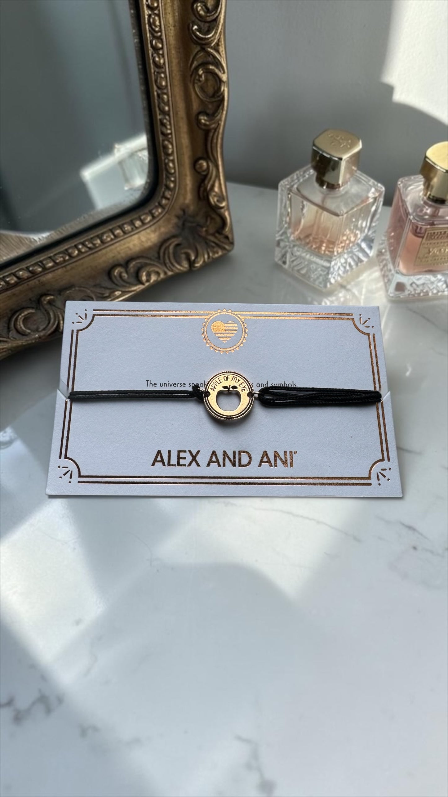 Alex and Ani - ‘Apple of My Eye’ Charm Kindred Pull Cord Bracelet