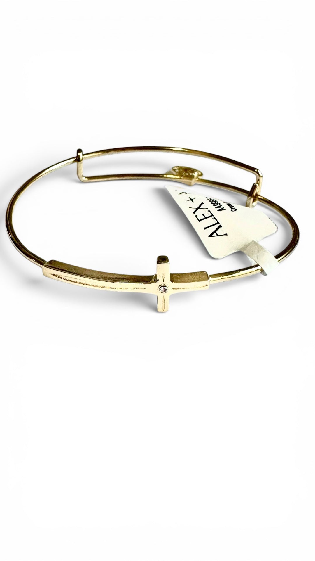 Alex and Ani - Sideways Cross Wrap Wire Bangle Bracelet