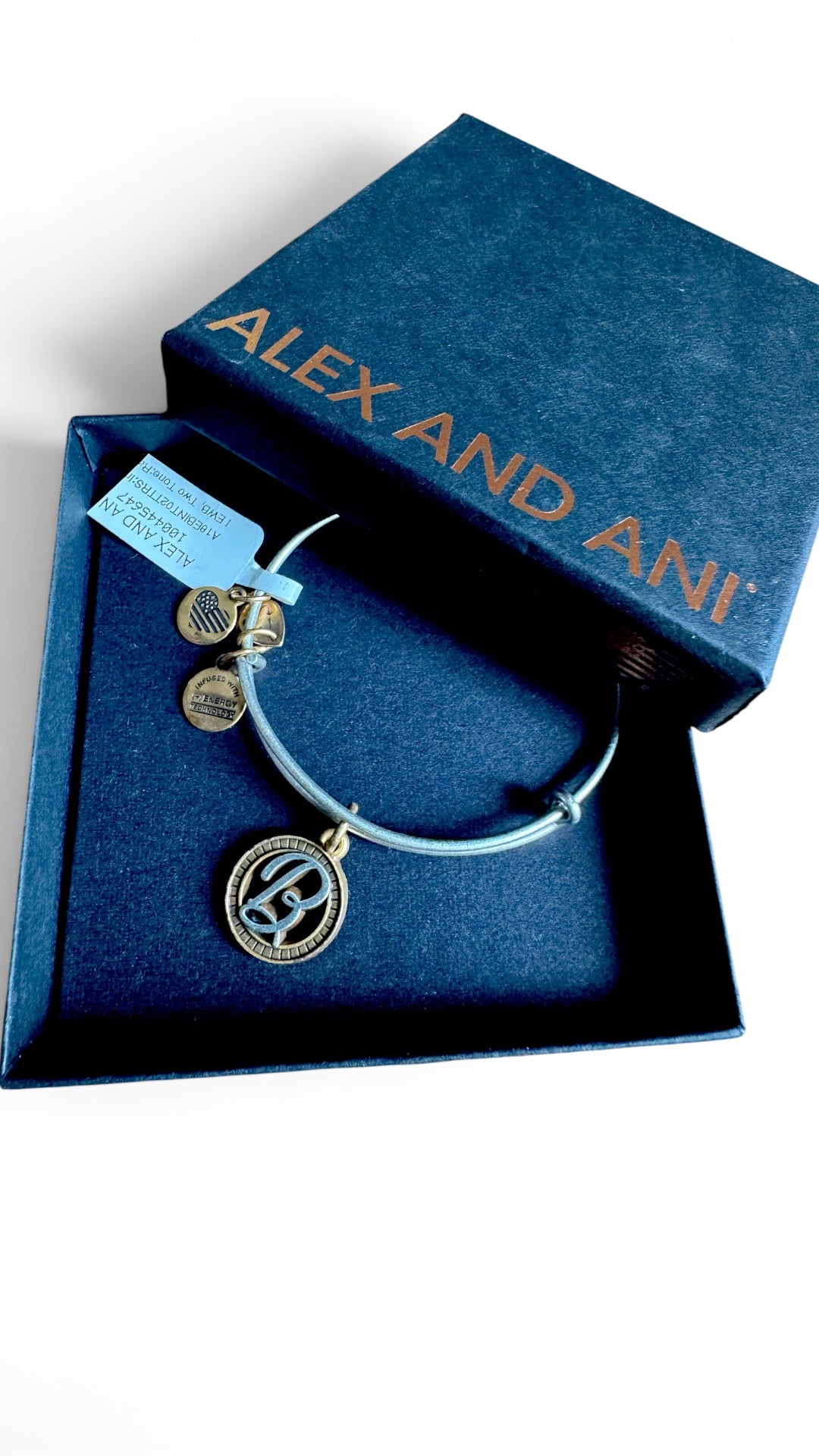 Alex and Ani - “B” Initial Bangle Bracelet