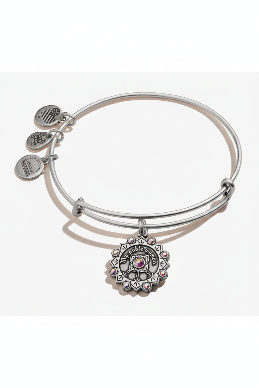 Alex and Ani Maid of Honor Silver Charm Bracelet, 2 Styles