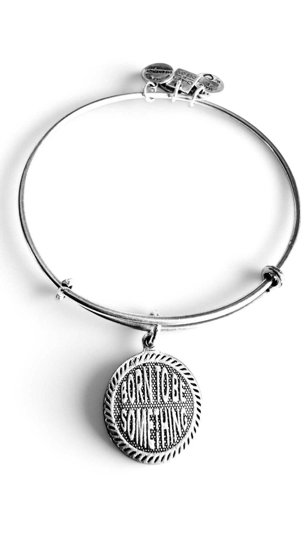 Alex and Ani - ‘Born to be Something’ Charm Bangle Bracelet, Words Have Special Meaning