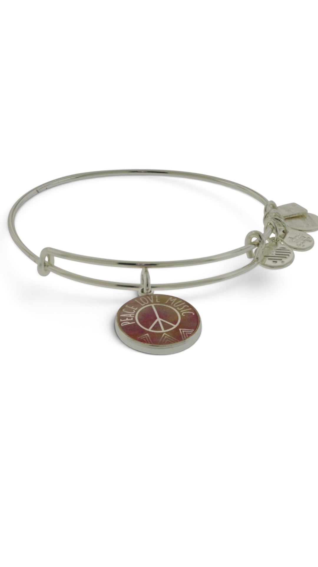 Alex and Ani - Peace Love Music Charm Bangle Bracelet