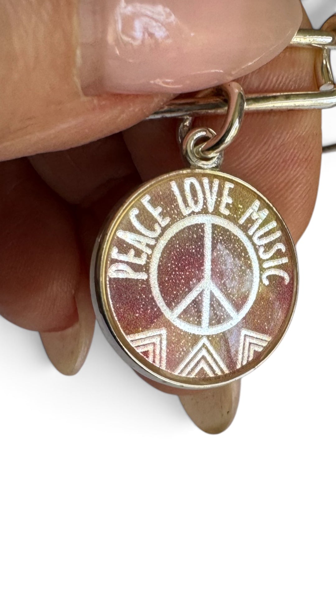 Alex and Ani - Peace Love Music Charm Bangle Bracelet