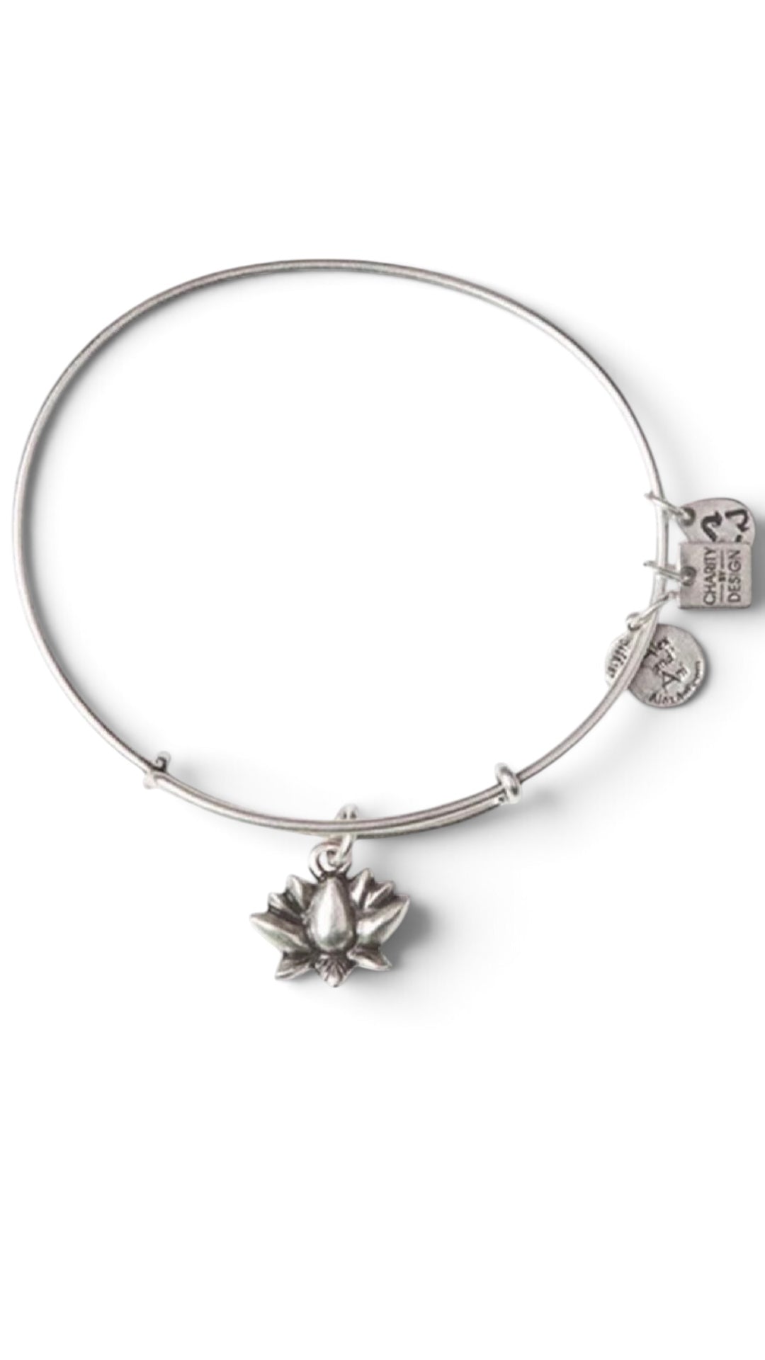 Alex and Ani - Lotus Blossom Charm Bangle Bracelet