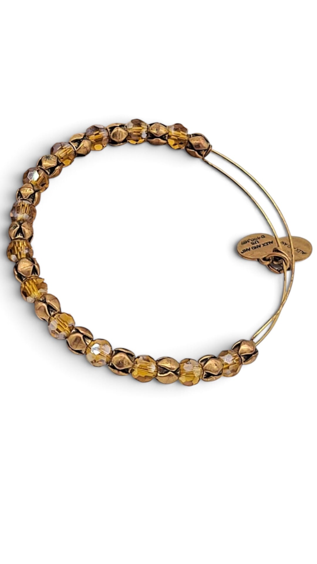 Alex and Ani - Snowball Golden Days Beaded Bangle Bracelet