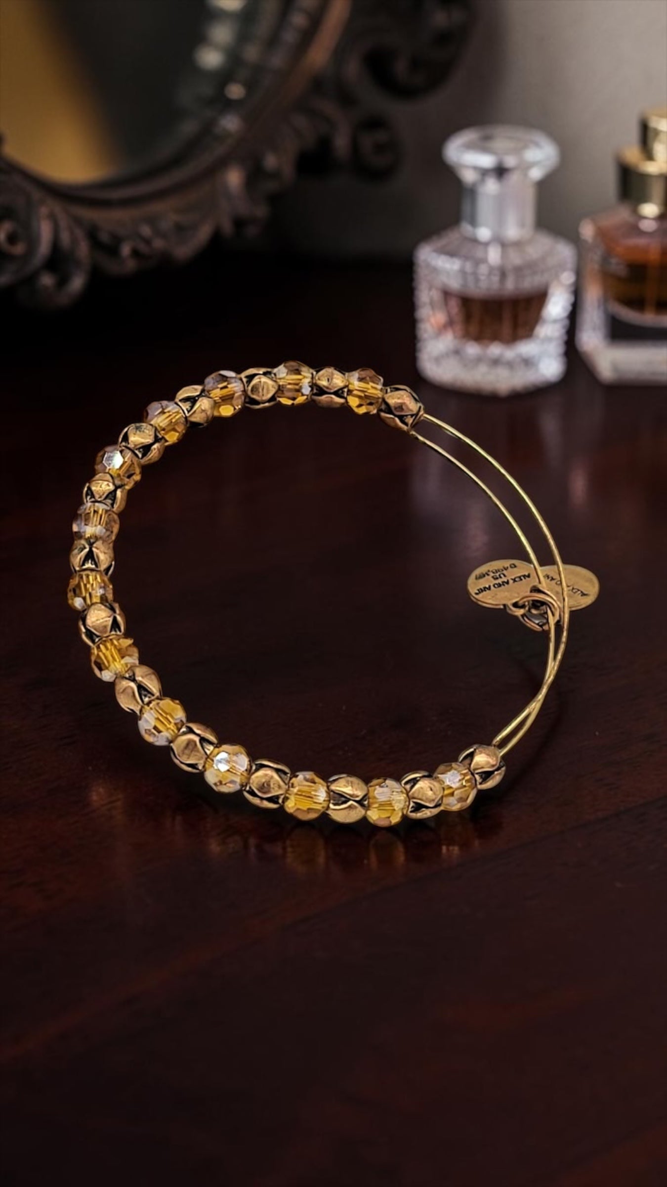 Alex and Ani - Snowball Golden Days Beaded Bangle Bracelet