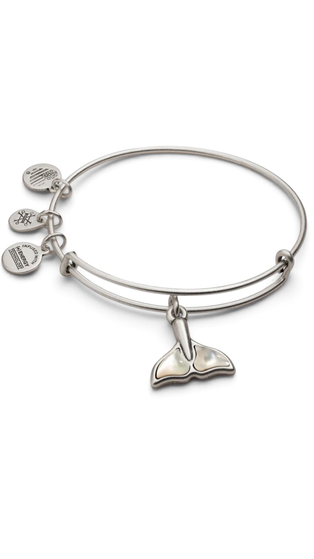 Alex and Ani - Whale Tail Charm Bangle Bracelet